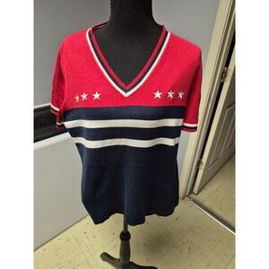 vintage White Stag patriotic sweater